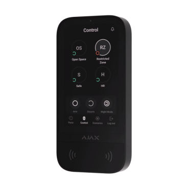 Clavier AJAX TouchScreen 5&quot; ASP clavier sans fil avec lecteur d&#39;étiquettes 868Mhz bijoutier couleur noir - 58454
