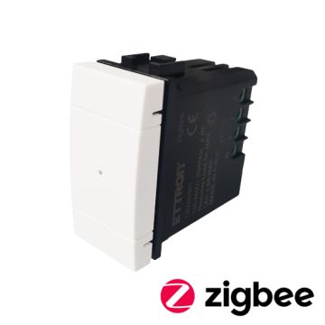 Interrupteur inverseur intelligent ETTROIT ZigBee Tuya 230 V, blanc, compatible avec BTicino Living – SKU LBZB0801