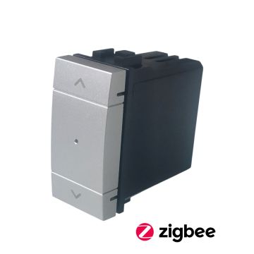 Bouton volet roulant ETTROIT Smart ZigBee LGZB1202 230 V GRIS compatible avec BTicino Living – SKU LGZB1202