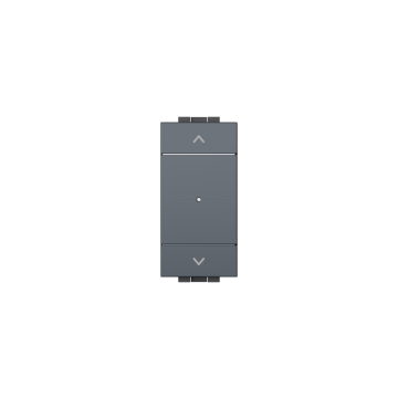 Bouton de commande de volet roulant intelligent ETTROIT Wifi connecté haut bas application Tuya couleur grise compatible avec Living LGWF1202