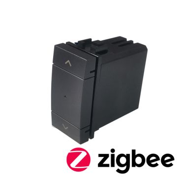 Bouton marche/arrêt intelligent ETTROIT ZigBee pour volet roulant Tuya compatible avec BTicino Living – LNZB1202