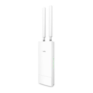 Modem-routeur extérieur Cudy 4G LTE Cat 4 avec emplacement SIM, WiFi AC1200, IP65, antennes amovibles, adaptateur PoE passif inclus DDNS VPN LT500-OUT