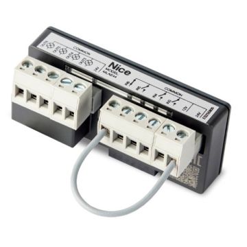 Carte d&#39;extension enfichable Nice 4 entrées 4 sorties pour unités de contrôle MLA1 et MCU1 MLAE44