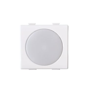Balustrade LED ETTROIT 220V 4000K avec interrupteur marche/arrêt – 2 modules, série solaire compatible avec BTicino Matix – MT0322