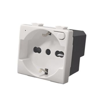 Prise intelligente Schuko WiFi TUYA 16A ETTROIT italienne avec compteur de consommation, compatible avec Bticino Matix - MTWF2102