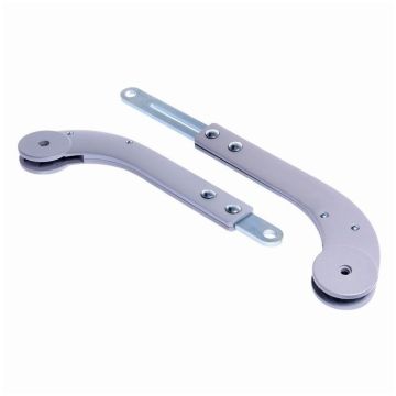 Belle paire de bras télescopiques incurvés pour motoréducteurs HYKE POA2