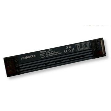 Alimentation LED Kosoom Mini à intensité variable 24 V CC 200 W, format compact IP20 SA27