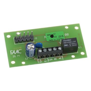 Carte d&#39;interface relais FAAC 787725 RP pour récepteurs enfichables 5 broches