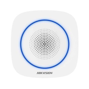 Sirène radio sans fil intérieure Hikvision AX PRO DS-PS1-I-WE (Bleue)
