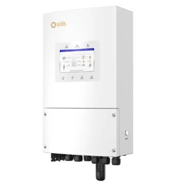 SOLIS S6-EH1P6K-L-PLUS Onduleur Photovoltaïque 6kW hybride Monophasé CEI 0-21, Écran LCD Couleur, WiFi et TA Garantie 10 Ans IP66 - 12223