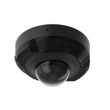 Ajax DomeCam Mini 5Mpx ASP Caméra minidôme IP filaire 2,8 mm AI IR Surveillance vidéo de base - 76019.214.BL1
