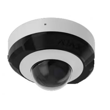 Ajax DomeCam Mini 5Mpx ASP Caméra minidôme IP filaire 2,8 mm AI IR Surveillance vidéo de base - 76018.214.WH1
