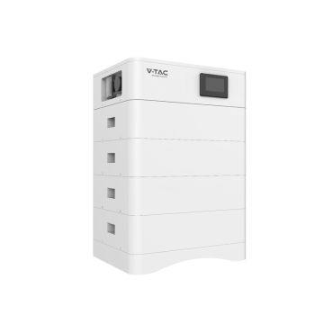 Kit de batterie V-TAC 20 kWh HAUTE TENSION (4*5,12 kWh) Batteries de stockage empilables BMS intégré 204,8 V, IP65, CEI 0-21 - 120024