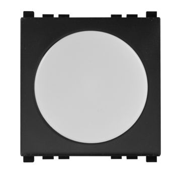 Balustrade LED ETTROIT 2 modules 220 V 6000 K avec interrupteur marche/arrêt, série VENUS, compatible avec Vimar Arké – VA0302