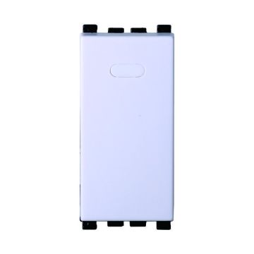 Convertisseur ETTROIT 1P 16A Unipolaire compatible Vimar Arke couleur blanc - VA0901B