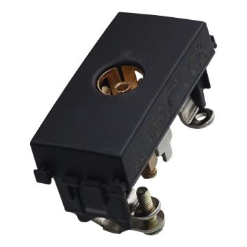 Connecteur TV femelle ETTROIT couleur noir, compatible avec VIMAR Arke - VA2251
