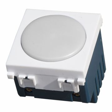 Lampe de secours LED à piles ETTROIT, 2 modules, 220 V, 6 000 K, compatible avec Vimar Arké, couleur blanche – Réf. VA4201B