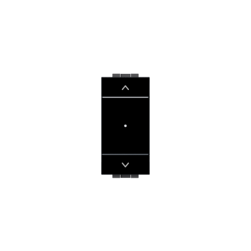 Bouton de commande de volet roulant intelligent ETTROIT Wifi connecté haut bas application Tuya couleur noire compatible avec Living LNWF1202