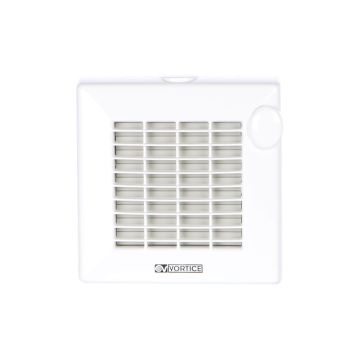 Extracteur d&#39;air axial mural et vitré Vortice 20 W 175 m³/h IPX4 Ø 120 mm M 120/5 A LL 11322