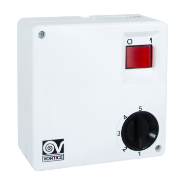Régulateur de vitesse box pour ventilateurs plafonniers sans lumière Vortice SCNR5 - sku 12955 Régulateur de vitesse box pour ventilateurs plafonniers sans lumière Vortice SCNR5 - sku 12955