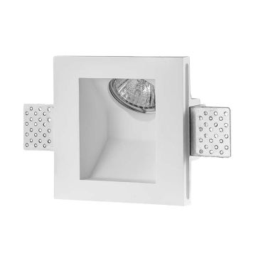V-TAC VT-11009 spot à led encastrable carré GU10 couleur blanche top cut caché sku 6773