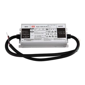 MeanWell XLG-100-12-A Transformateur driver LED AC/DC 96W 24V 4A 100-305V Potentiomètre intégré réglable Fonction PFC Étanche IP67