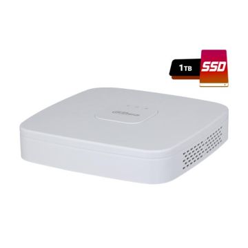Dahua XVR5108C-I3-1 série Pro AI Smart 1U WizSense 2K HD+ 8CH 5MP 5IN1 P2P SMD Plus Détection de visage IVS IoT inclut SSD 1To