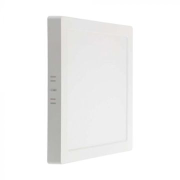 Plafonnier LED carré V-TAC PRO 18W Puce Samsung 110LM/W Couleur blanche LUMIÈRE 4000K - 104991