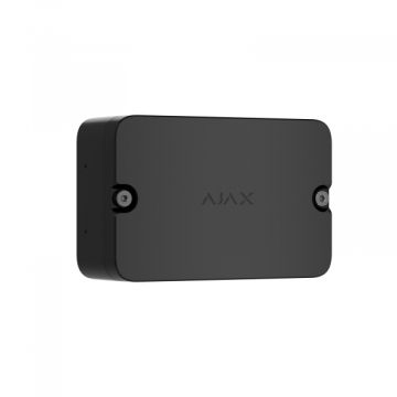 Module d&#39;E/S AJAX 124591.280.BL1 EN54 (2x2) Bijoutier Noir, module sans fil, 2 entrées, 2 sorties, certifié EN54