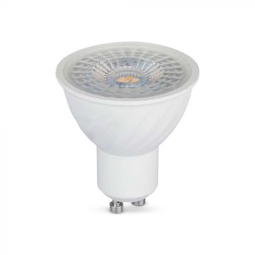 Ampoule LED V-TAC GU10 6 W 110 ° à intensité variable avec couvercle transparent 3 000 K - 211981