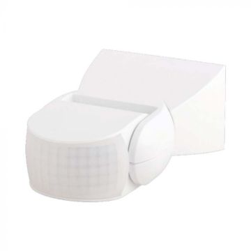 V-TAC VT-80300 Capteur de mouvement Pir 180° 300W 12m crépusculaire couleur infrarouge Blanc IP65 - 23161