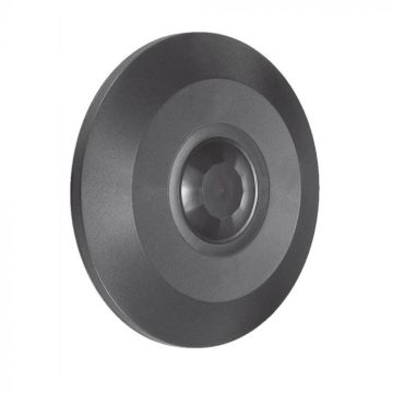 V-TAC Capteur de détection PIR plat encastré 360° Montage au plafond (Max. 1000W) Couleur noire - 23677