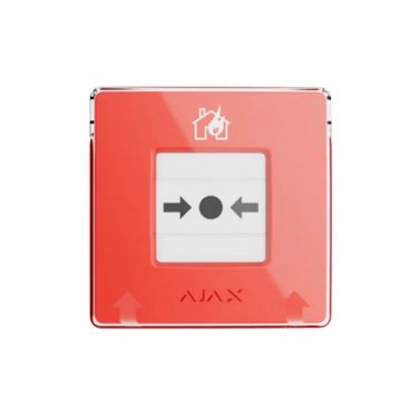 AJAX 60815.171.NC1 Manuel - Bouton-poussoir d&#39;incendie sans fil rouge CallPoint Jeweller EN54
