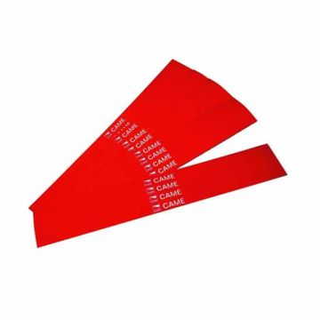 Bandes rouges réfléchissantes adhésives pour lisses 20 pc