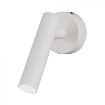 V-TAC VT-412-M Spot LED réglable lampe de chevet applique de lecture couleur blanche 3000K type lampe d&#39;hôtel - sku 10292