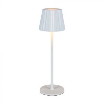 V-TAC VT-1028 Lampe de table LED 1,5W cct 3en1 couleur blanche rechargeable avec USB C Touch Dimmable 115*370mm - 10326