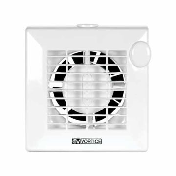 Ventilateur de salle de bain axial avec minuterie électronique Vortice M 100/4" - sku 11211 Ventilateur de salle de bain axial avec minuterie électronique Vortice M 100/4" - sku 11211