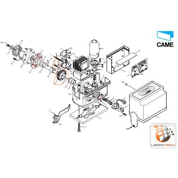 Couronne motoréducteur BZ – 119RIBZ009