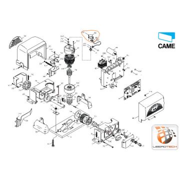 Automatismet couvercle et cartes électronique lecteur BX – 119RIY050 Automatismet couvercle et cartes électronique lecteur BX – 119RIY050