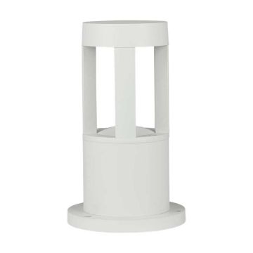 V-TAC VT-830 Lampadaire de jardin led cob 10W 25cm corps blanc IP65 blanc naturel 4000K - SKU 128317
