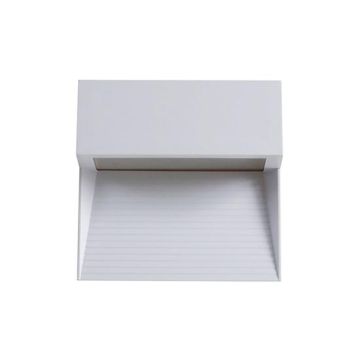 V-TAC VT-1172 applique murale LED 3W blanc neutre 4000K carré corps gris IP65 - SKU 1401