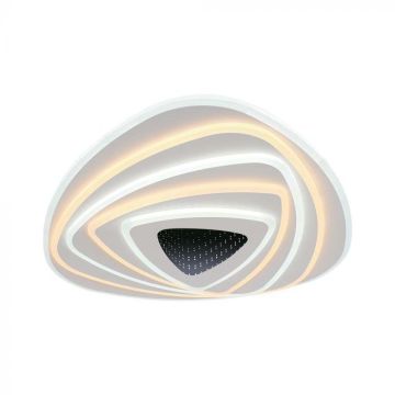 V-TAC VT-7959 Lustre décoratif LED 120w effet 3D variable avec télécommande 51*50*7cm CCT 3in1 3000K + 6500K - 15357 V-TAC VT-7959 Lustre décoratif LED 120w effet 3D variable avec télécommande 51*50*7cm CCT 3in1 3000K + 6500K - 15357