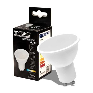 Ampoule spot LED V-TAC PRO VT-205 4,5W puce Samsung SMD GU10 blanc naturel 4000K - SKU 21202 Ampoule spot LED V-TAC PRO VT-205 4,5W puce Samsung SMD GU10 blanc naturel 4000K - SKU 21202