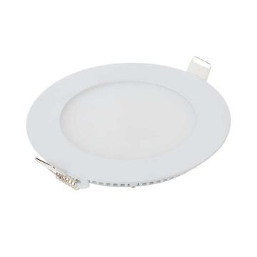 V-TAC VT-607 mini panneau LED encastrable rond 6W + Driver rond Blanc froid 6400K 214856 V-TAC VT-607 mini panneau LED encastrable rond 6W + Driver rond Blanc froid 6400K 214856