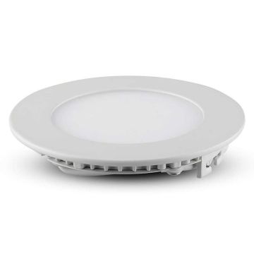 V-TAC Mini Panneau LED Encastré Rond 18W Blanc Lumière du Jour 4000K 1400LM 210mm sku 214861