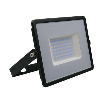 V-TAC VT-4051 Projecteur LED 50W Série E super slim G2 corps noir lumière blanc froid 6500K IP65 - sku 215960