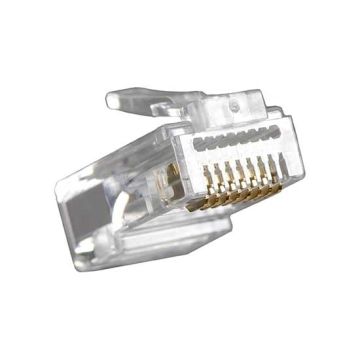 Fiche RJ45 UTP cat.6 pass-through transparent Fanton 23727P Fiche RJ45 UTP cat.6 pass-through transparent Fanton 23727P