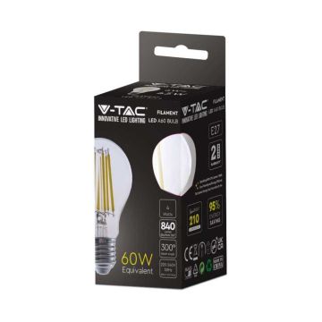 V-TAC VT-2334 Ampoule Led 4W E27 lampe à incandescence A60 verre clair sku 2990 V-TAC VT-2334 Ampoule Led 4W E27 lampe à incandescence A60 verre clair sku 2990