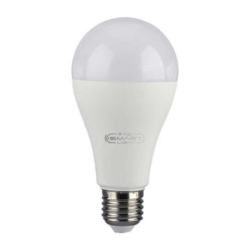 V-TAC VT-5010 Ampoule led intelligente WiFi E27 14W A65 RGB et 3en1 dimmable gestion smartphone alexa google - sku 2999 V-TAC VT-5010 Ampoule led intelligente WiFi E27 14W A65 RGB et 3en1 dimmable gestion smartphone alexa google - sku 2999