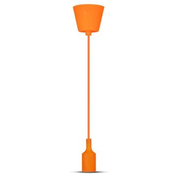 Plafond Titulaire Pendentif Ampoule E27 1MT - Mod. VT-7228 SKU 3484 - Orange